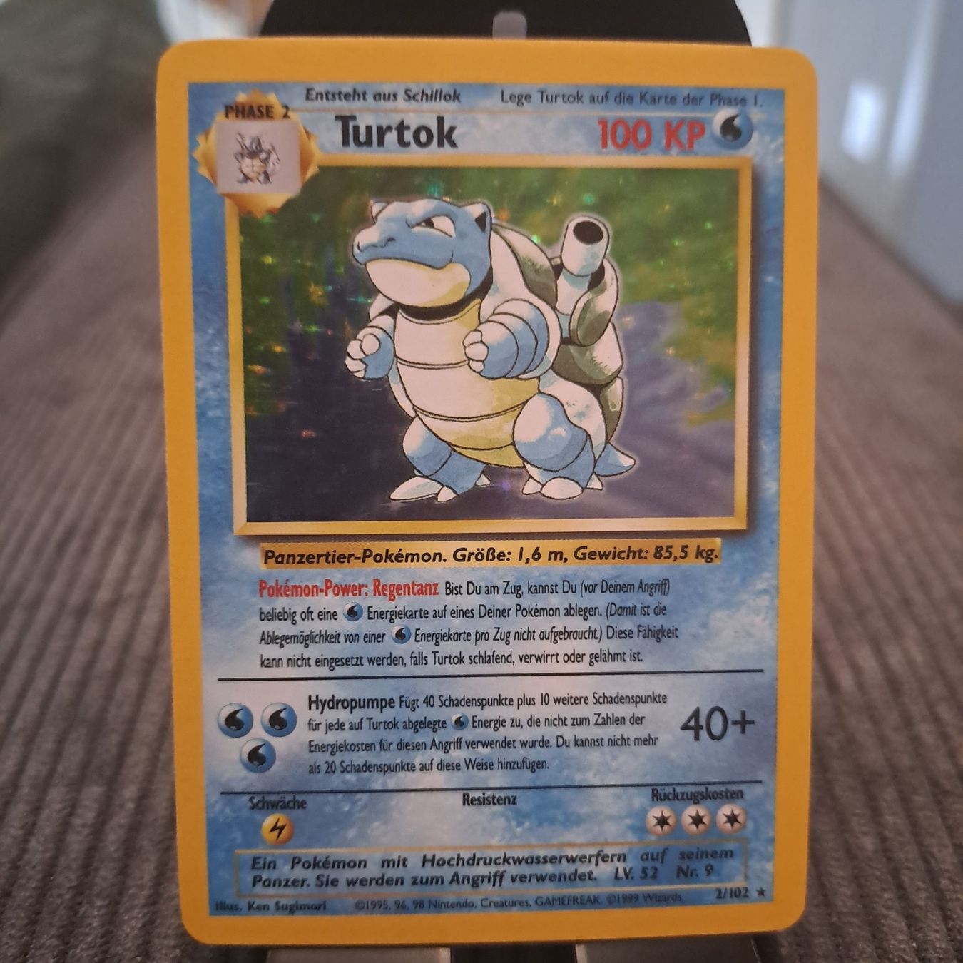 Pokémon Sammelbilder & Trading cards: Turtok Holo, Base Set 2/102 – Neu (gemäss Beschreibung) aus Düdingen von Ruge91