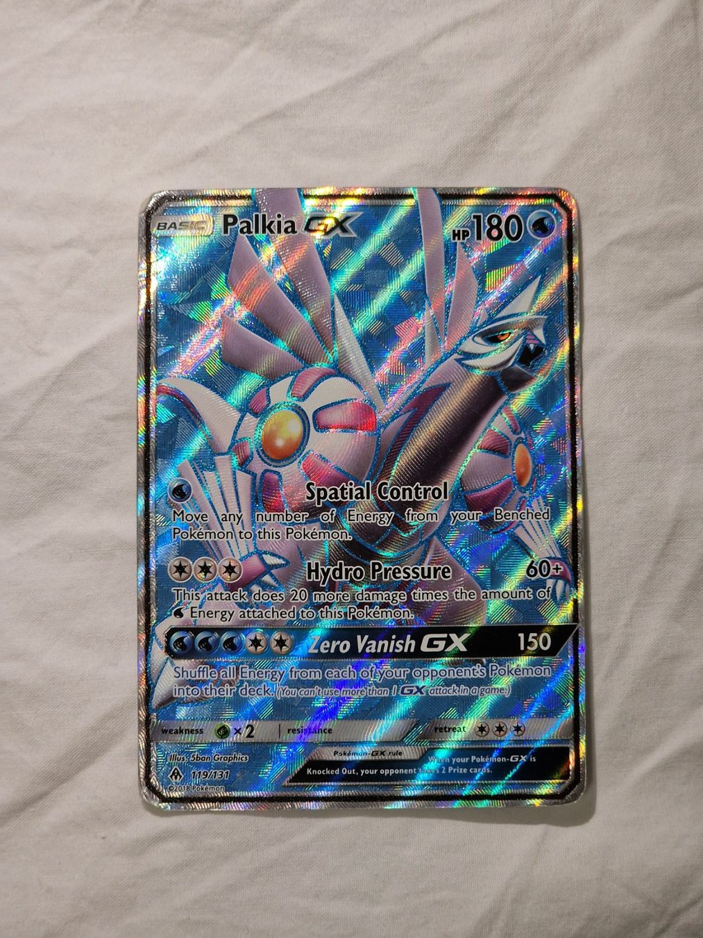 Pokémon Sammelbilder & Trading cards: Palkia GX 119 – Gebraucht aus Binningen von oscark77