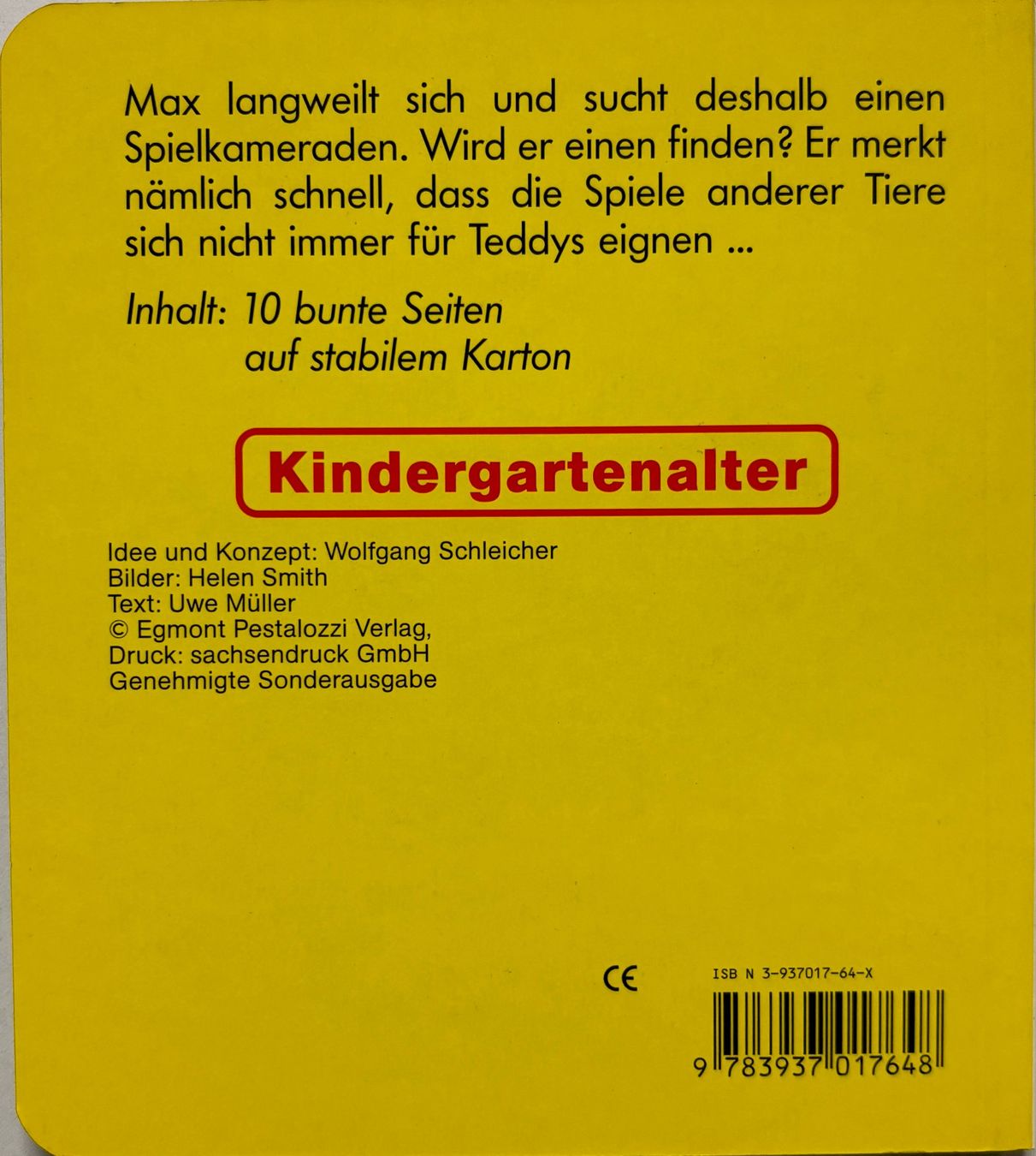 Libri: Wer spielt mit Max – Nuovo (secondo la descrizione) da Sarnen venduto da Livres 1