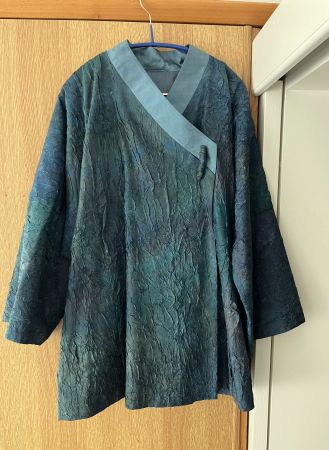 Exklusive Designer Jacke ISOLA, Seide, gefüttert, neu, EHG
