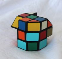 Vintage, achteckiges Puzzle - Zauberwürfel