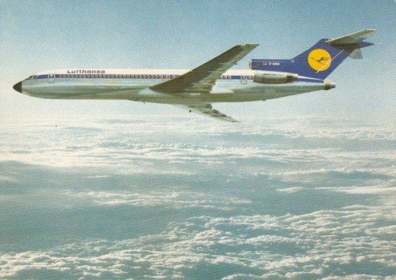 Cartes postales: Boeing 727, Lufthansa – D'occasion à Zuerich par OceanLinerPostcards