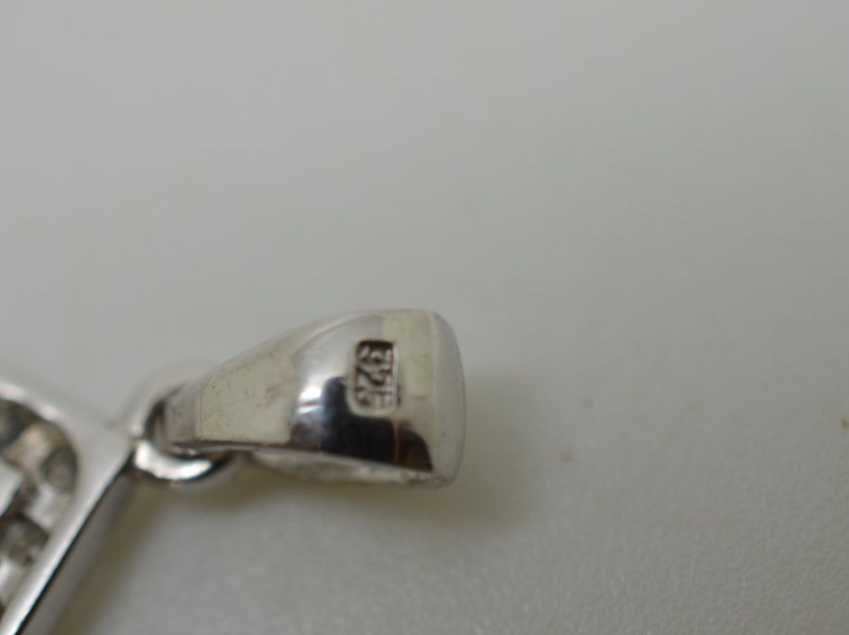 Ciondoli: Pendentif argent 925 avec cz4.3 grammes – Usato da La Croix (Lutry) venduto da OMEGA07 3
