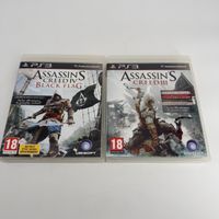PS3 Assassin's Creed III et IV Black Flag -Lot de jeux!