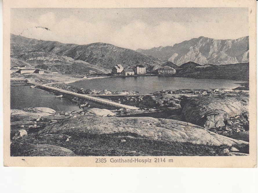 Cartoline postali: Gotthard Hospiz 1926 – Usato da Bürglen TG venduto da StampGraf