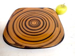Burkart Keramik Schale Tortenplatte Fruchtschale Space Age