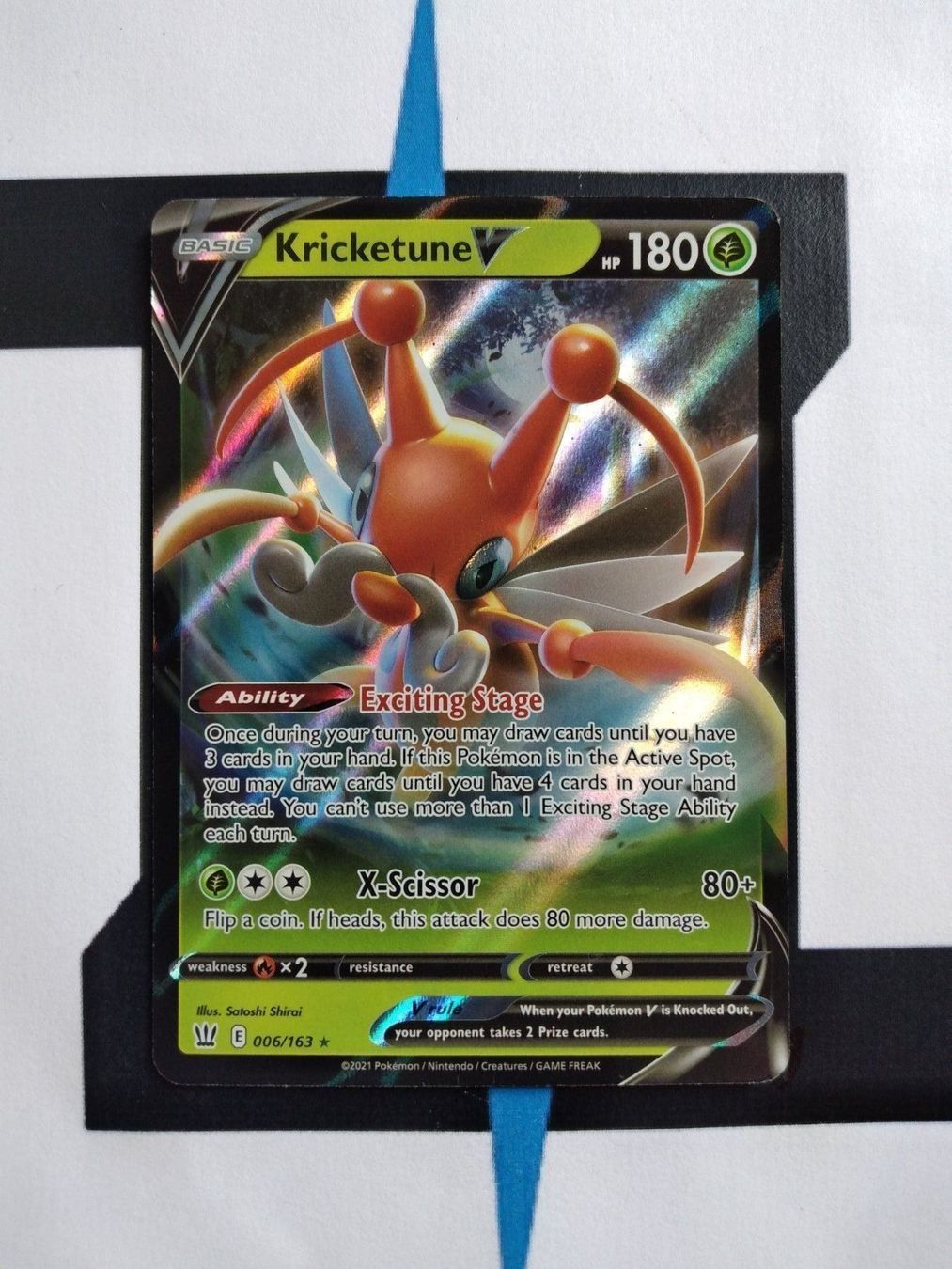 Pokémon Carte collezionabili: Kricketune V BST6 EN NM – Nuovo (secondo la descrizione) da Basel venduto da Zadoys