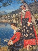 OVP! 70er Jahre Penelope Holzpuzzle "St.Moritz" 