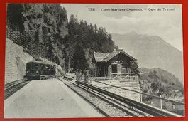 Ligne Martigny-Chamonix. Gare du Trétient