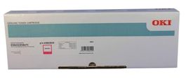 Original Oki ES8453, Oki ES8473 magenta Toner, 45862820
