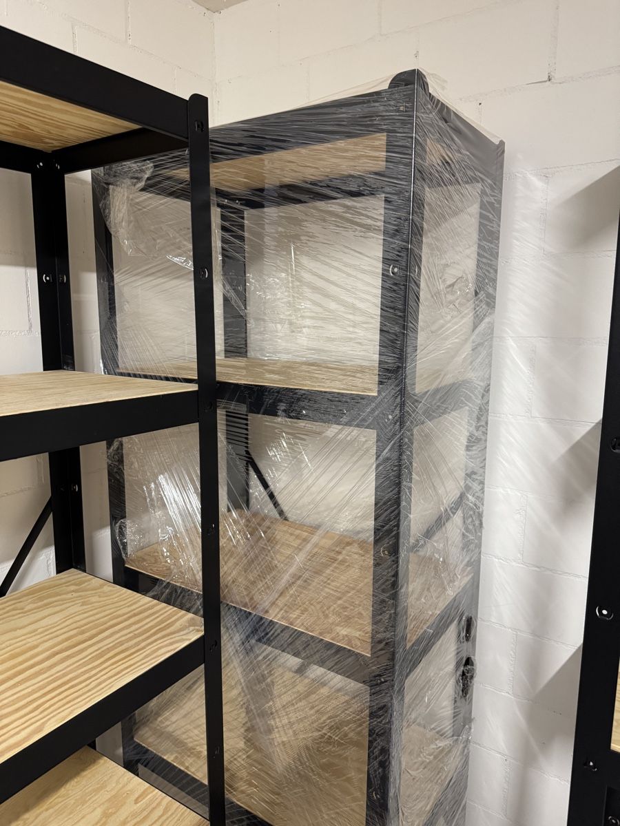 Regale: 3x IKEA BROR Schwerlastregal mit 14 Kieferholzfächern – Gebraucht aus Mettmenstetten von Sunsethunter04 2