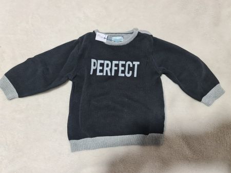 Pull gris noir perfect taille 75cm