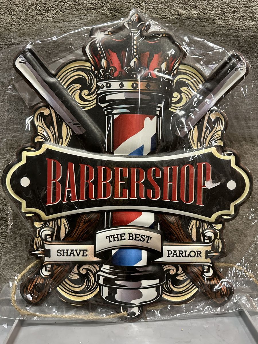 Insegne: Barber shop herren coiffeur Friseur  – Nuovo (secondo la descrizione) da Reinach AG venduto da rares75
