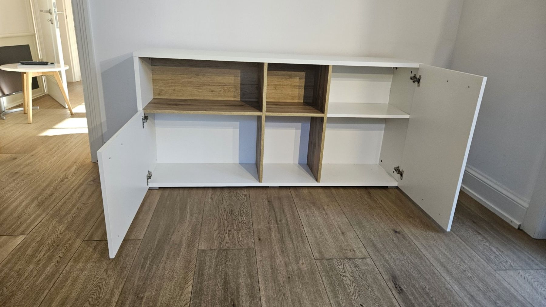 Kommoden: Sideboard / Kommode in Weiss und Eichenoptik, 150 cm – Gebraucht aus Luzern von ramon.gu 3