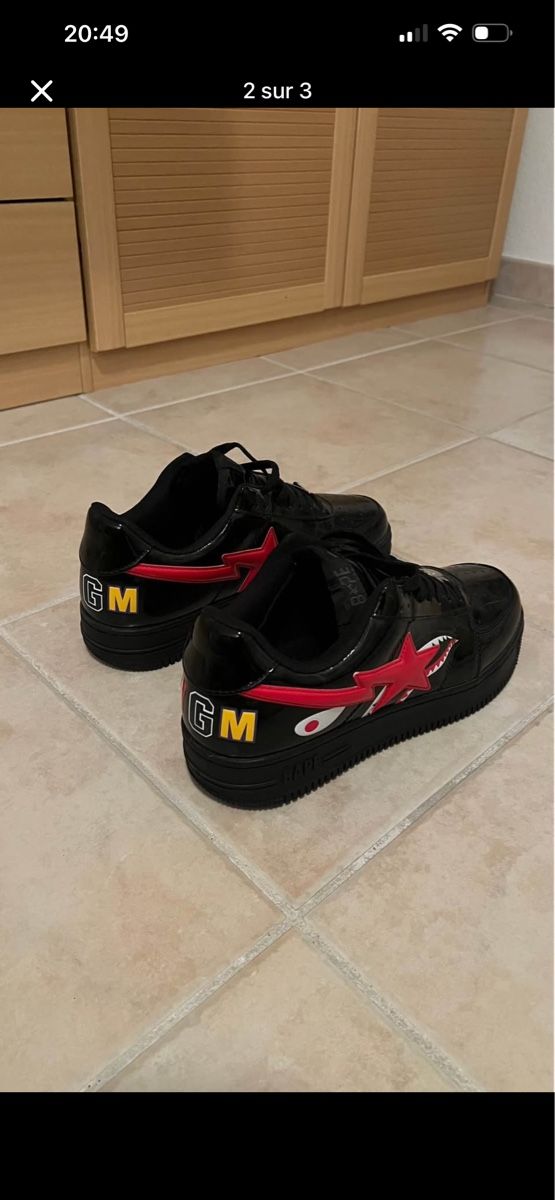 Scarpe da uomo: Bapesta black (Rep) – Nuovo (secondo la descrizione) da Couvet venduto da car_s22h 1