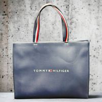 TOMMY HILFIGER Sac à main Tommy Shopper Tote bleu marine