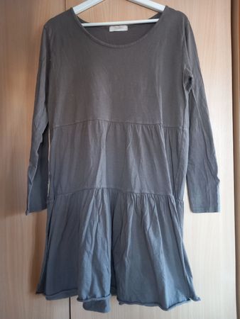 BLANCANIEVES Robe grise en 100% coton