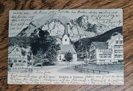 Dorfplatz in Wildhaus 1905