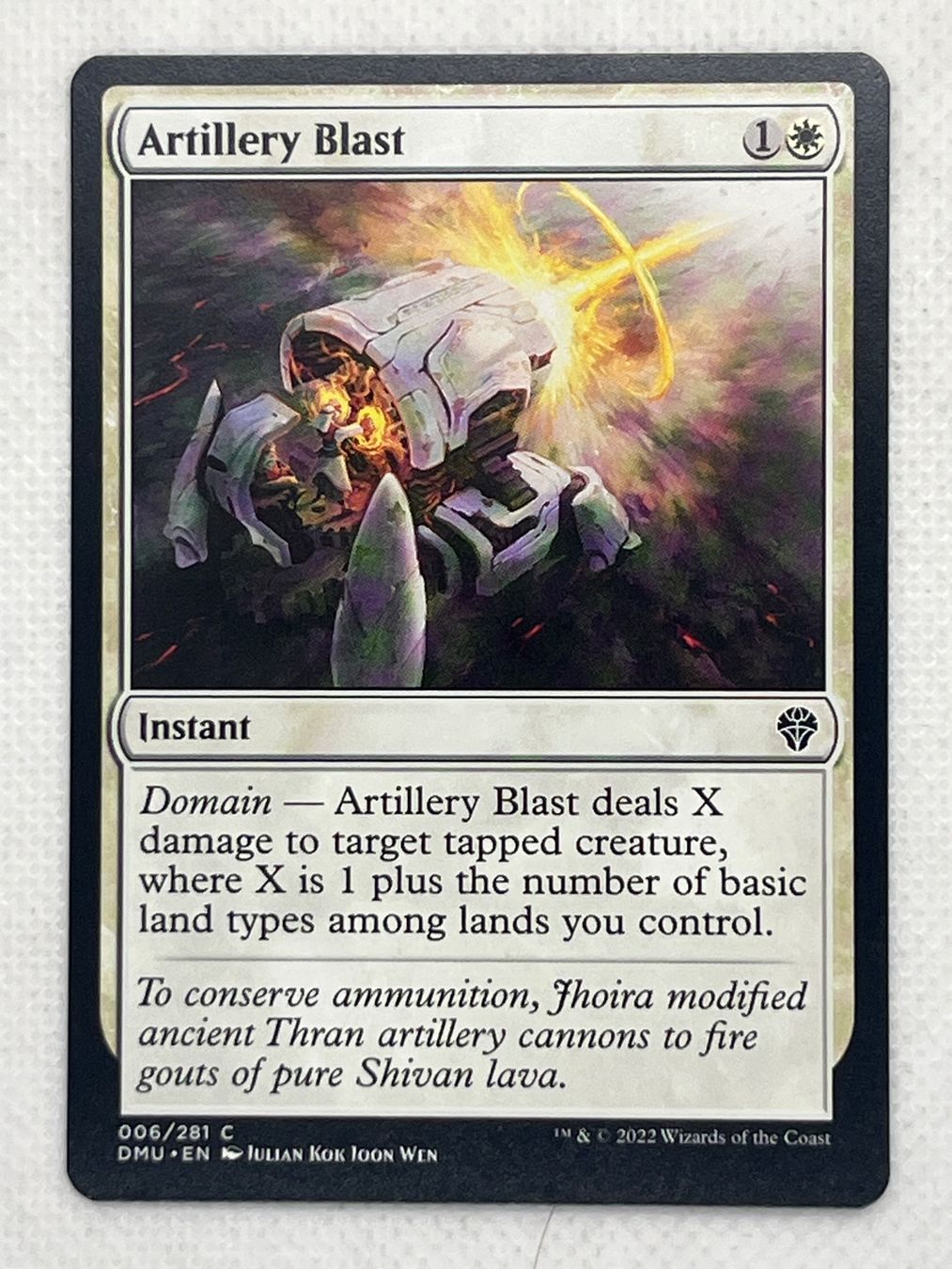 Magic The Gathering Carte collezionabili: Magic the Gathering: Artillery Blast Common! Top Zustand – Usato da Hinterkappelen venduto da Kim1992