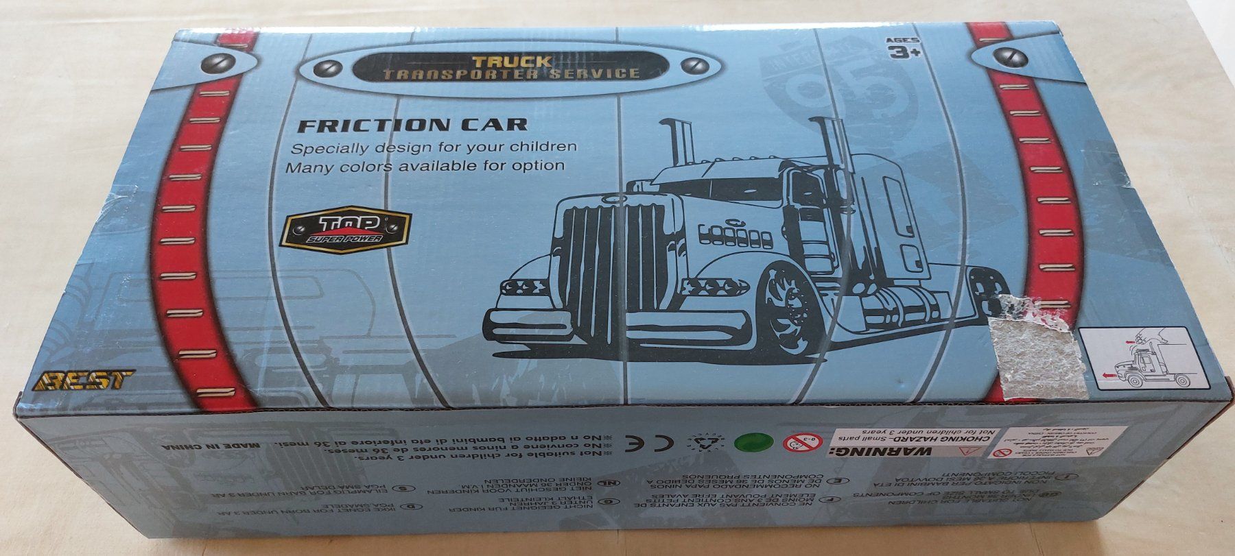 Giocattoli: Lastwagen mit 4 Motorräder – Nuovo e nell'imballaggio originale da Herlisberg venduto da Johndeere92 1