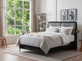 Bequeme und modernes Bett mit Matratze(120x200 bis 200x200)