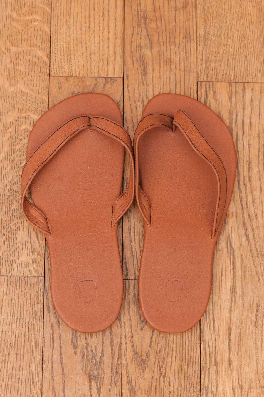 Scarpe da uomo: "Enfant Terrible" echt Leder Flip Flops – Usato da Basel venduto da cielHiro