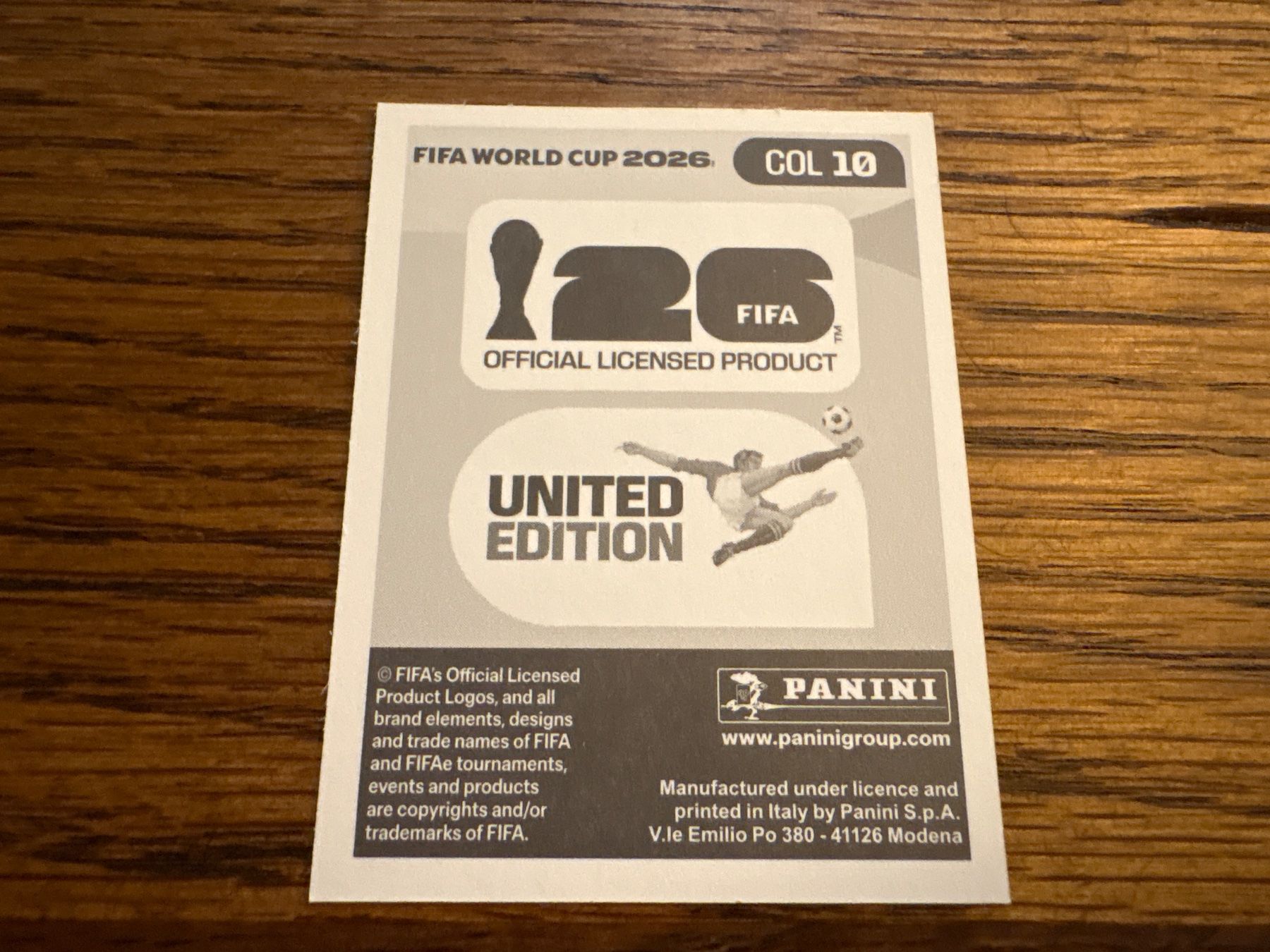 Panini Carte collezionabili: Panini 2026 COL 10 – Nuovo (secondo la descrizione) da Elsau venduto da Cerry81 1