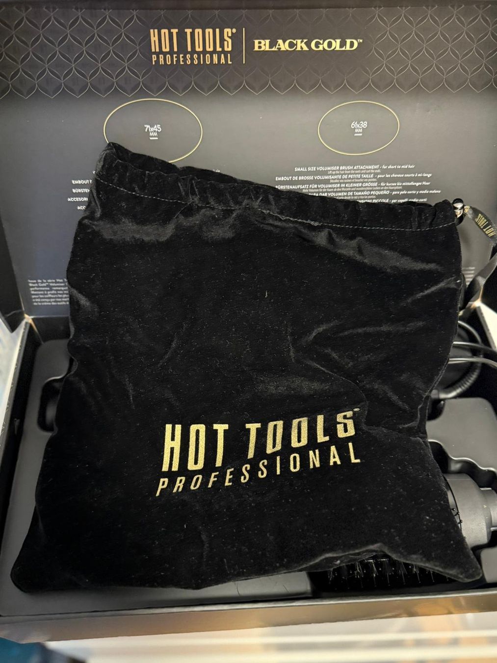 Asciugacapelli: Warmluftbürste Hot Tools Black Gold Volumizer Set – Usato da Bachenbülach venduto da Shukkley 2