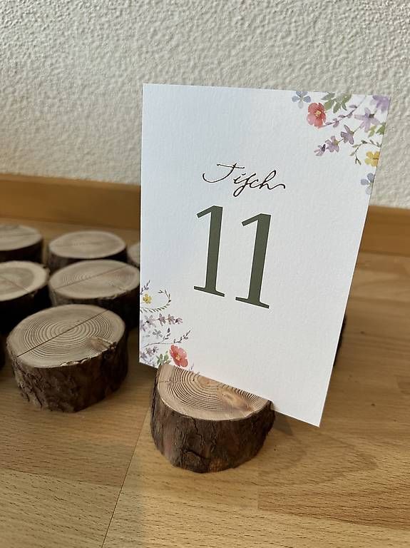 Alle Dekorationen: Tischkartenhalter Holz – Gebraucht aus Schwanden Sigrisw von NinaT 2
