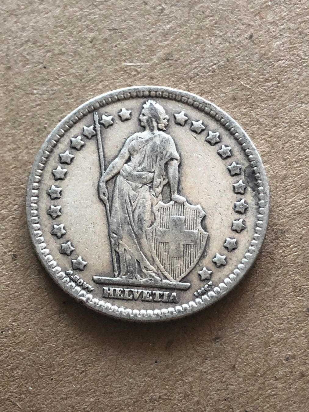 Tutti le monete: 1 Fr. 1928 – Usato da Schötz venduto da Odpa 1