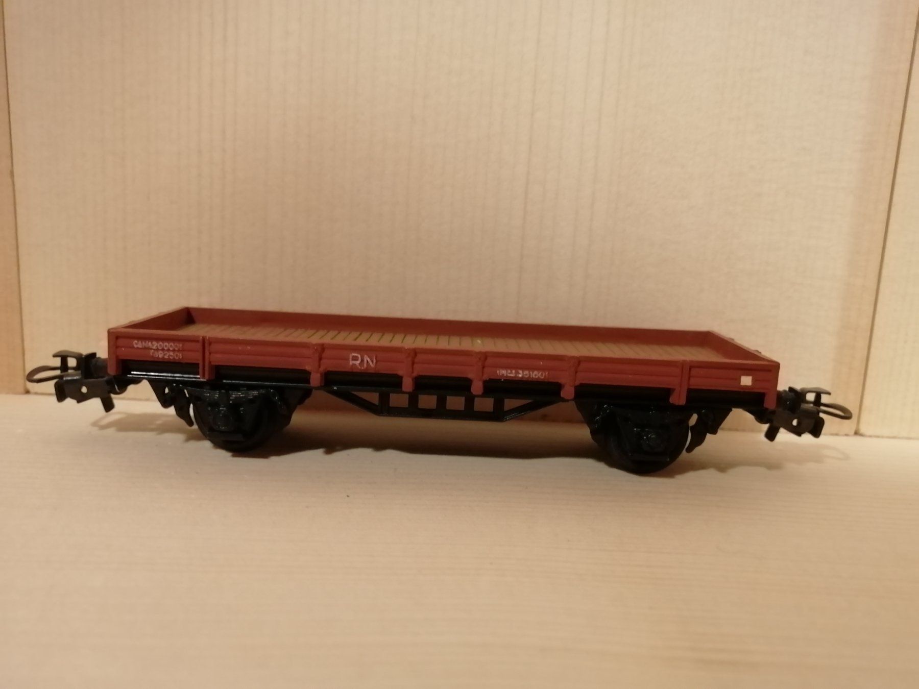 Modellini di ferrovie: Electrotren HO DC : RN wagon plat à 2 essieux – Usato da Buttes venduto da Cafe2005 4