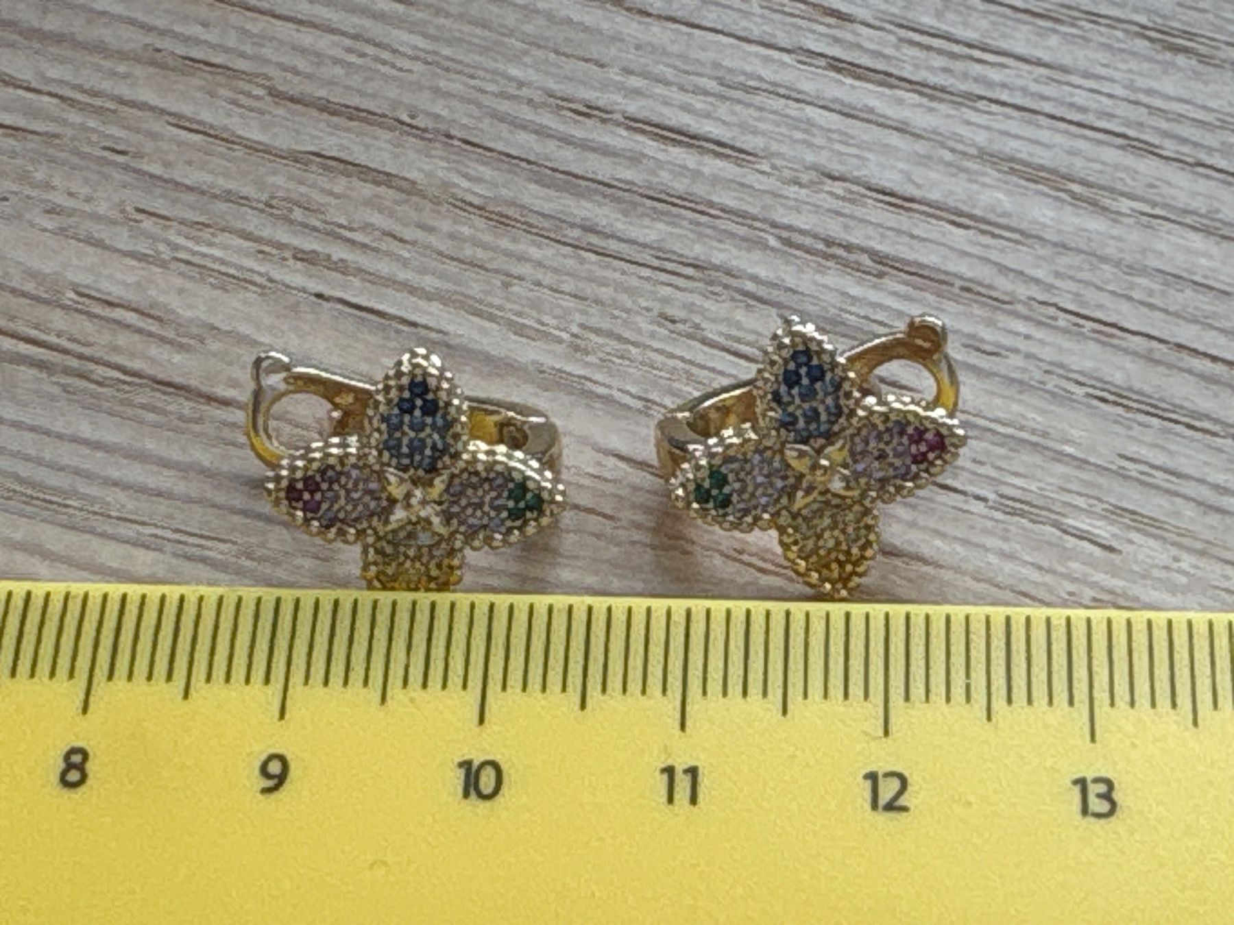 Orecchini pendenti & Orecchini a lobo: Luxus Elegante Ohrstecker Ohrschmuck Multicolore Farbe:Gold – Nuovo (secondo la descrizione) da Biel-Bienne venduto da Roserosse13 7