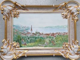 Kleines Porzellangemälde