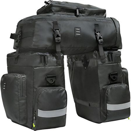 Fahrradtasche 3in1 Gepäckträger Rucksack Wasserdicht Groß