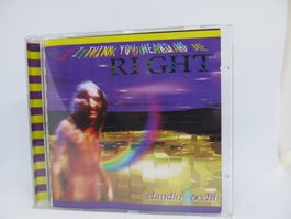 CD: Claudio Rocchi ‎– I Think You Heard Me Right /topZustand
