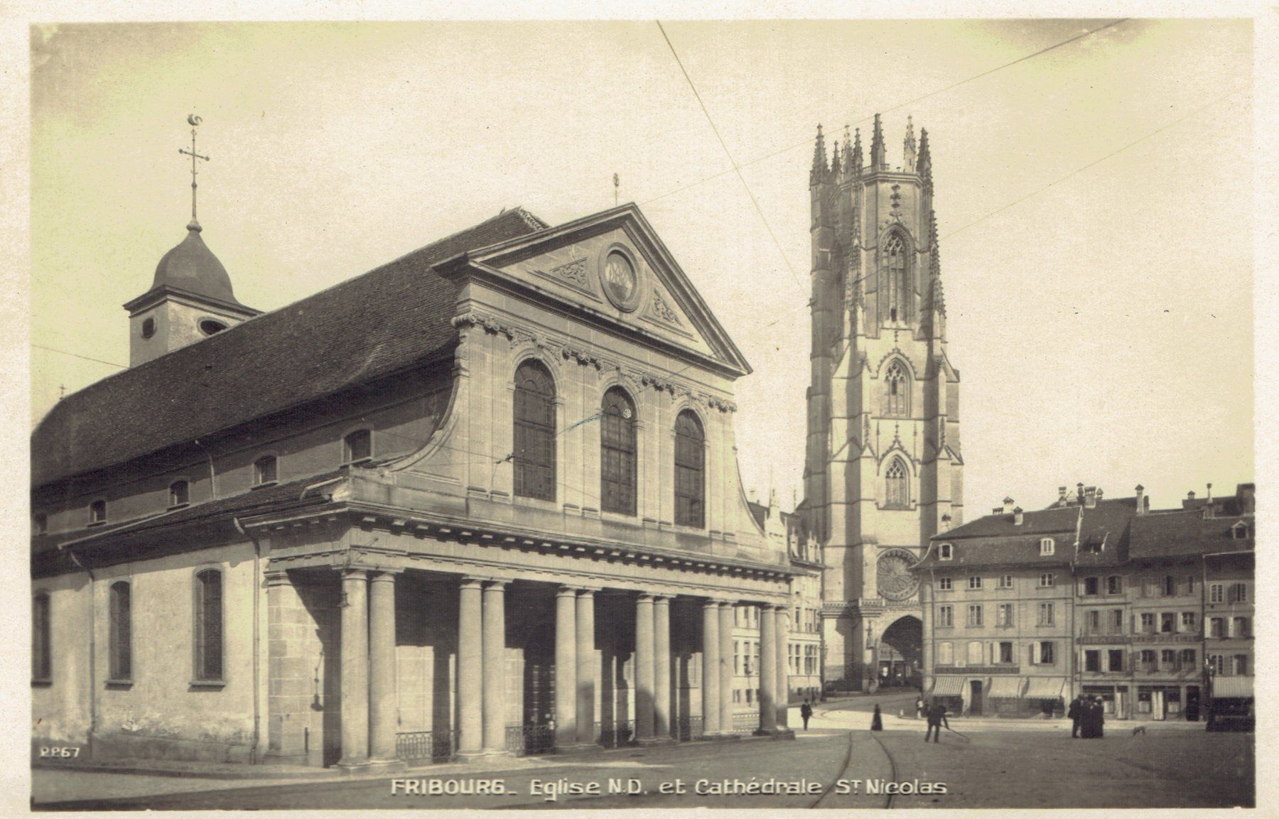 Cartoline postali: Fribourg, um 1930 – Usato da Otelfingen venduto da Schmitte9