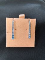 Elegante Hängende Ohrstecker mit blauen Kristallen – Somm...