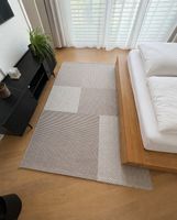 Teppich 156 × 230 cm – Beige/Grau – wie neu