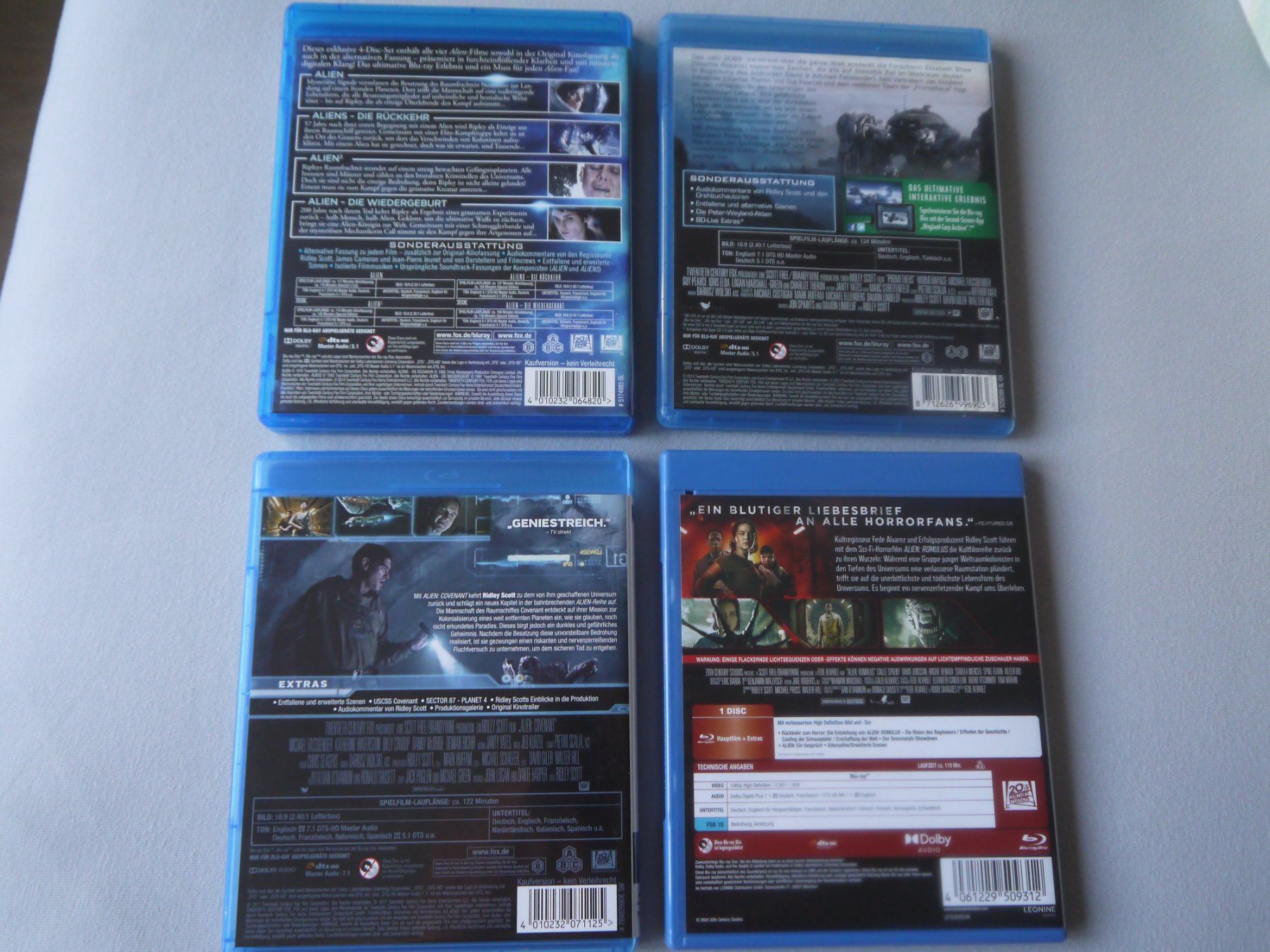 Alle DVDs: ALIEN COLLECTION 1-7 - Komplett – Gebraucht aus Hagendorn von Blaf 1