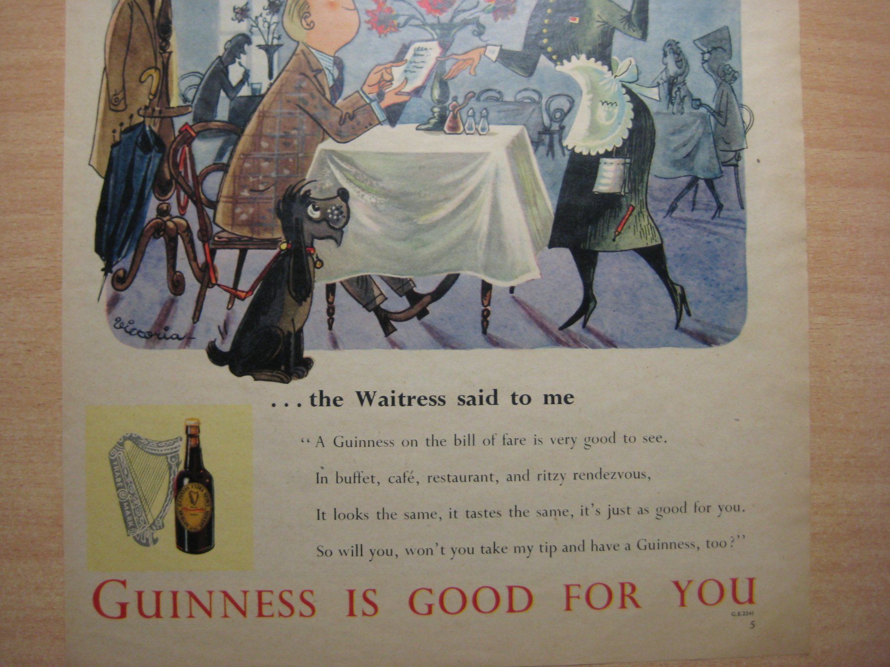 Foto & Immagini: GUINNESS Werbung 1953 – Usato da Studen SZ venduto da Zeneli99 4