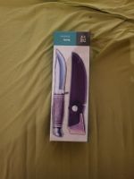 Messer Geillo Slirekniv mit Lederscheide neu in Box