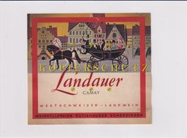 Etikette für Wein - Landauer Gamay /bd