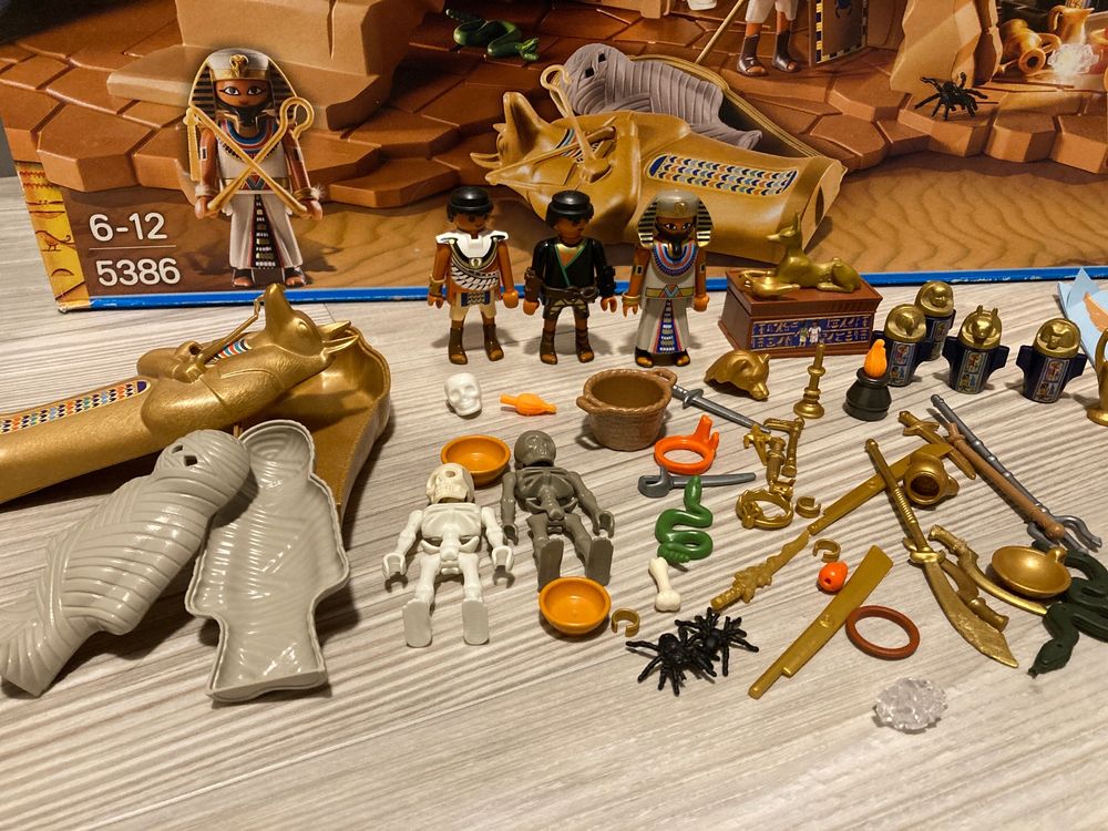 Set PLAYMOBIL Vintage Égypte Pyramide Soldats 4245 De 2008 - Occasion - Bon état