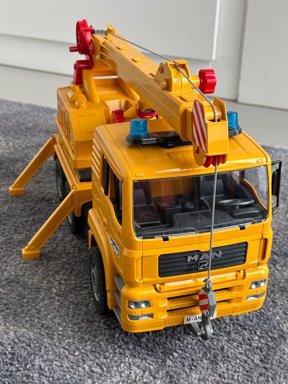 bruder 02754 - MAN TGA Kran LKW, Truck, Forklift, Crane Truck, Construction Vehicle