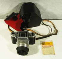 Kamera Praktisix mit Zeiss Tessar 2.8/80, Tasche