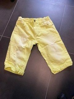 Slim Fit Jeans Shorts von WE gelb 158
