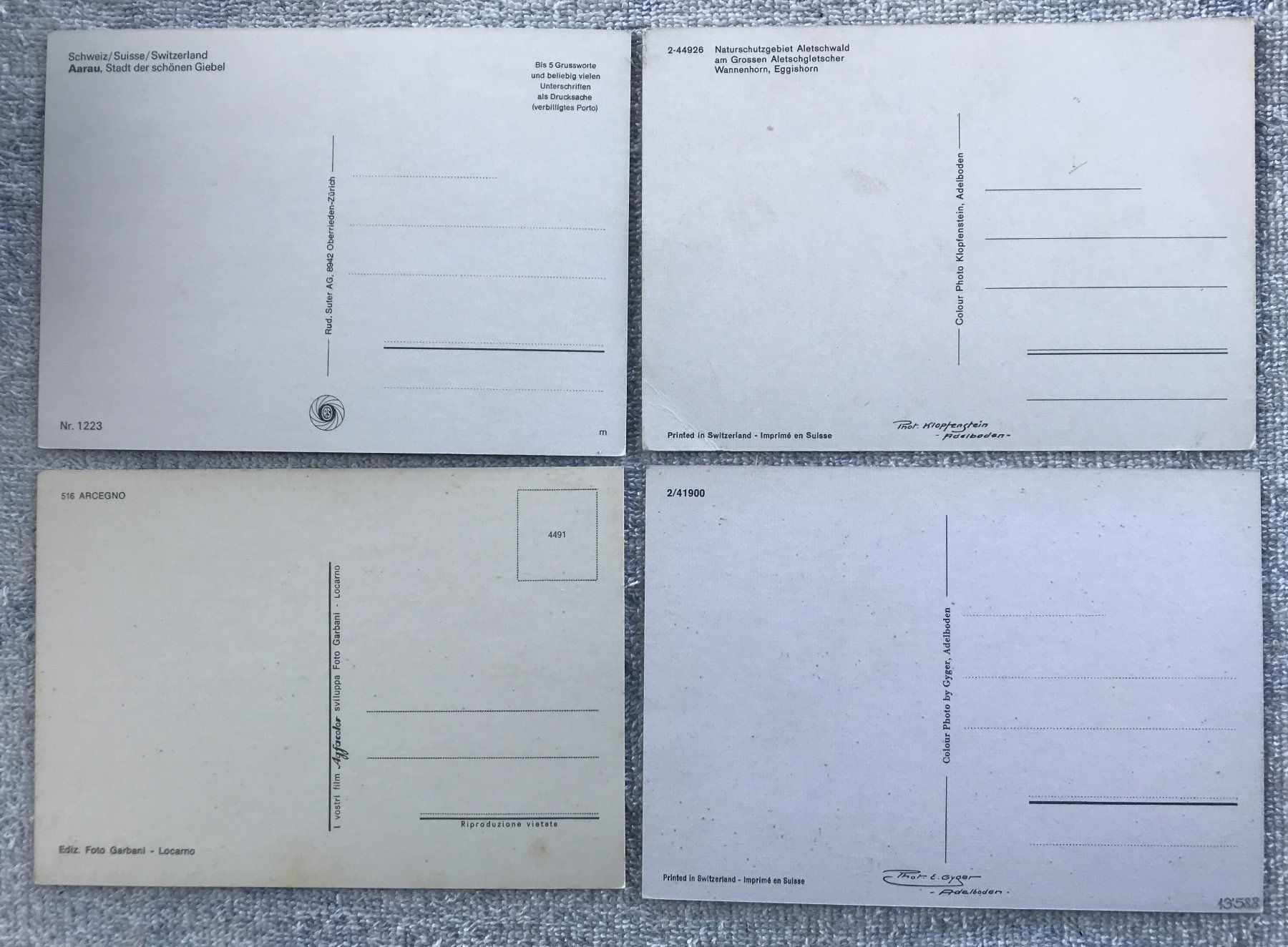 Ansichtskarten: LOT ANSICHTSKARTEN – Gebraucht aus Ostermundigen von Heavenmaus75 1