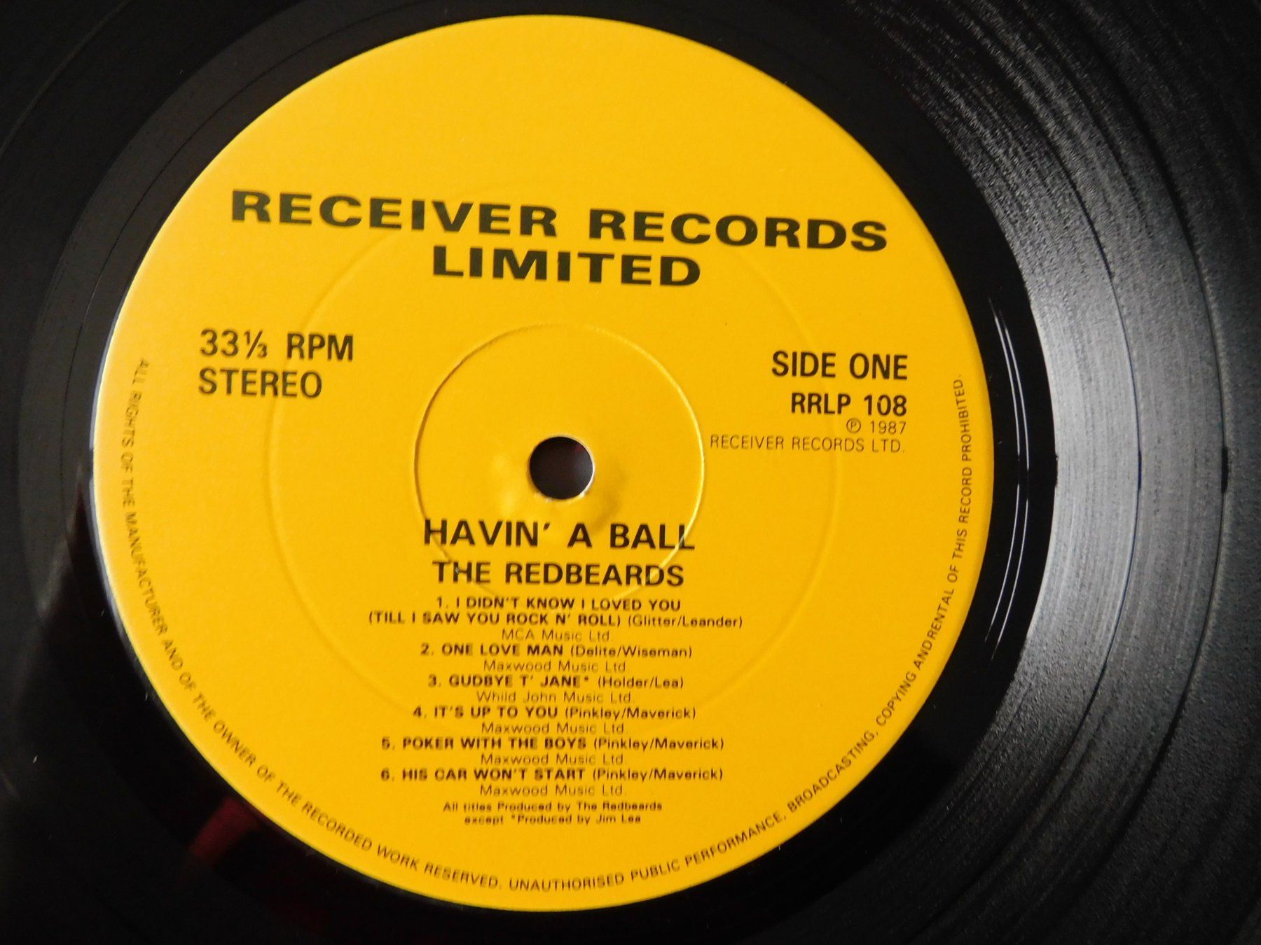 Dischi in vinile: The Redbeards – Havin' A Ball - 1987 - UK – Usato da Emmenbrücke venduto da Dickens 3