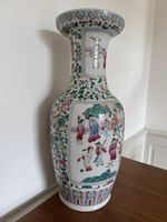 Chinesische Bodenvase 🏺Porzellan Handbemalt 1950er🔝Zustand