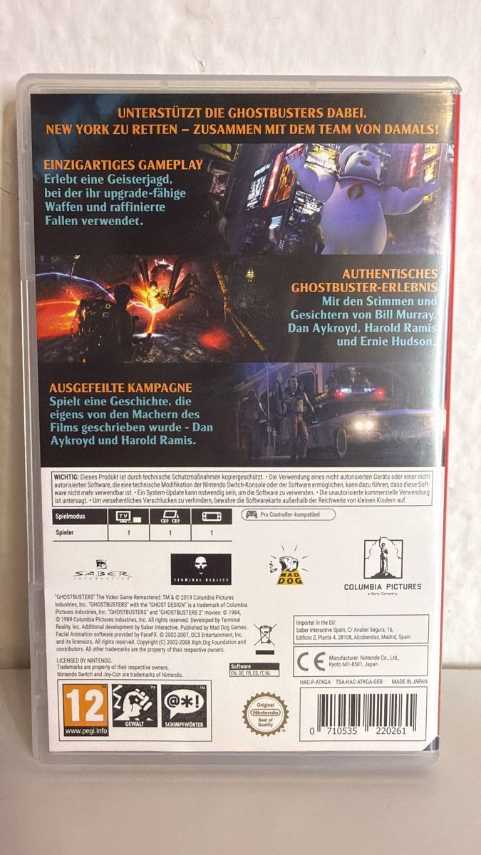 Nintendo Giochi: Ghostbusters Video Game Remastered for Nintendo Switch – Usato da Ehrendingen venduto da bubulence 1
